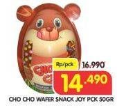 Promo Harga CHO CHO Wafer Snack Joy 50 gr - Superindo