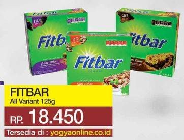 Promo Harga FITBAR Makanan Ringan Sehat All Variants 125 gr - Yogya