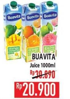 Promo Harga BUAVITA Fresh Juice 1000 ml - Hypermart