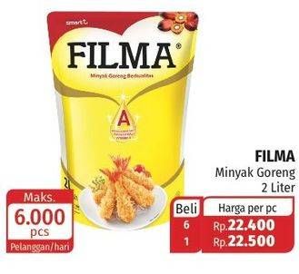 Promo Harga FILMA Minyak Goreng 2 ltr - Lotte Grosir