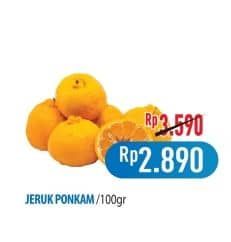 Promo Harga Jeruk Ponkam per 100 gr - Hypermart