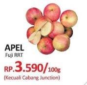 Promo Harga Apel Fuji RRT per 100 gr - Yogya