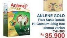 Promo Harga ANLENE Gold Susu High Calcium All Variants 250 gr - Indomaret