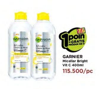 Promo Harga GARNIER Micellar Water Vitamin C 400 ml - Watsons