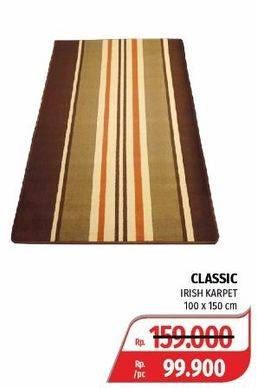 Promo Harga CLASSIC Karpet Irish 100x150cm  - Lotte Grosir