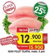 Promo Harga Ikan Fillet Tilapia  - Superindo