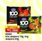 Promo Harga Gaga 100 Extra Pedas Goreng Jalapeno, Goreng 85 gr - Alfamart