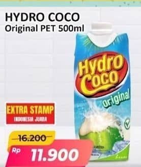 Promo Harga Hydro Coco Minuman Kelapa Original 500 ml - Alfamart