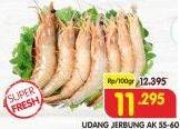 Promo Harga Udang Jerbung AK 55-60 per 100 gr - Superindo