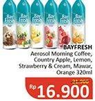 Promo Harga BAYFRESH Air Freshener Morning Coffee, Country Apple, Lemon, Strawberry Cream, Mawar, Orange 320 ml - Alfamidi