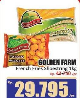 Promo Harga Golden Farm French Fries Shoestring 1000 gr - Hari Hari