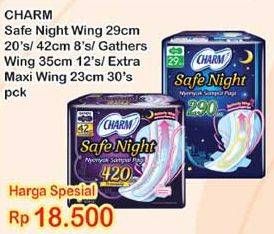 Promo Harga Safe Night  29cm 20s /42cm 8s /Wing 30s  - Indomaret