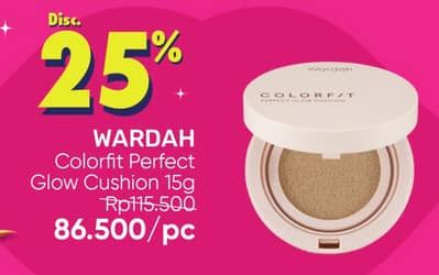 Promo Harga Wardah Colorfit Perfect Glow Cushion 15 gr - Guardian