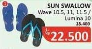 Promo Harga SUN SWALLOW Sandal Jepit  - Alfamidi
