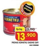 Promo Harga PRONAS Kornetku Corned Beef 200 gr - Superindo