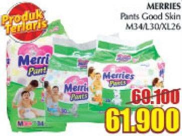 Promo Harga MERRIES Pants Good Skin M34, L30, XL26  - Giant