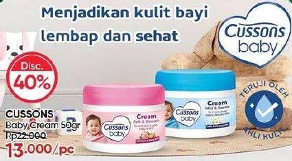Promo Harga Cussons Baby Cream 50 gr - Guardian