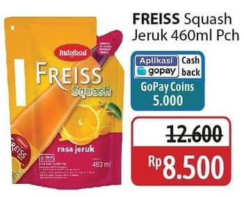 Promo Harga Freiss Syrup Squash Orange 460 ml - Alfamidi