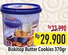 Promo Harga Biskitop Butter Cookies 370 gr - Hypermart