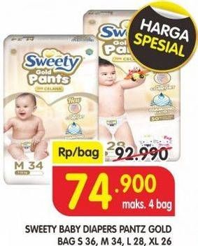 Promo Harga Sweety Gold Pants S36, M34, L28, XL26  - Superindo
