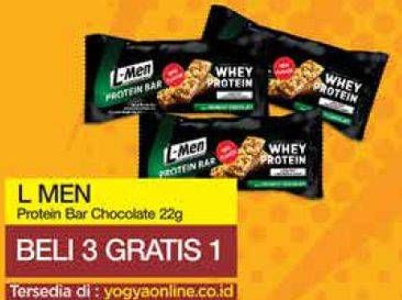 Promo Harga L-MEN Protein Bar Choco 25 gr - Yogya
