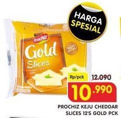 Promo Harga PROCHIZ Gold Slices 12 pcs - Superindo