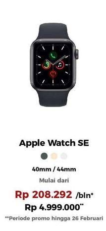 Promo Harga APPLE Watch SE 1 pcs - Erafone