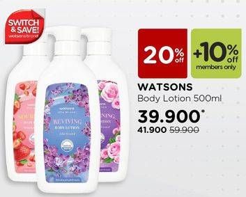 Promo Harga WATSONS Body Lotion  - Watsons
