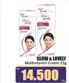 Promo Harga Glow & Lovely (fair & Lovely) Multivitamin Cream 25 gr - Hari Hari