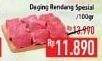 Promo Harga Daging Rendang Sapi Spesial per 100 gr - Hypermart