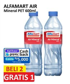 Promo Harga Alfamart Air Mineral 600 ml - Alfamart