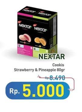 Promo Harga Nabati Nextar Cookies Strawberry Jam, Nastar Pineapple Jam 106 gr - Hypermart