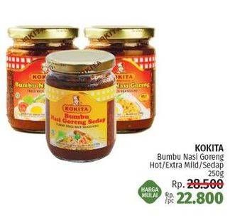 Promo Harga KOKITA Bumbu Nasi Goreng Extra Mild, Hot, Sedap 250 gr - LotteMart