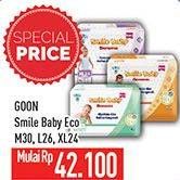 Promo Harga Goon Smile Baby Ekonomis Pants L26, M30, XL24 24 pcs - Hypermart