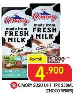 Promo Harga CIMORY Susu UHT Choco Series 250 ml - Superindo