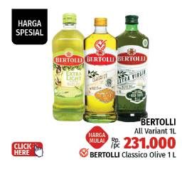 Promo Harga Bertolli Olive Oil All Variants 1000 ml - LotteMart