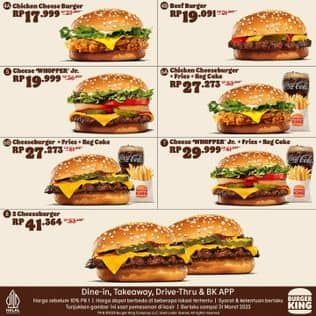 Promo Harga Kupon Februari 2025: Paket Burger  - Burger King