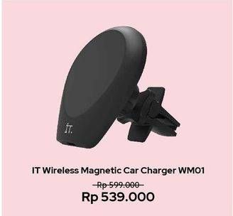 Promo Harga IT Wireless Magnetic Car Charger WM01  - Erafone