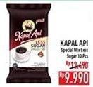 Promo Harga Kapal Api Special Mix Less Sugar per 10 sachet 21 gr - Hypermart