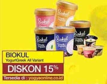 Promo Harga BIOKUL Greek Yogurt All Variants 80 gr - Yogya