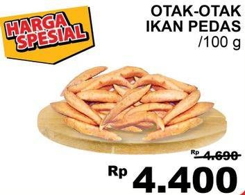 Promo Harga Otak Otak Ikan Pedas per 100 gr - Giant