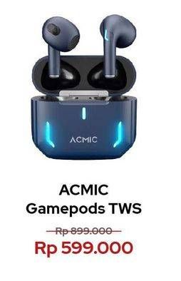 Promo Harga Acmic Gamepods TWS  - Erafone