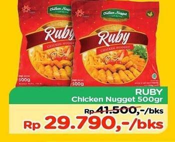 Promo Harga RUBY Nugget Chicken 500 gr - TIP TOP