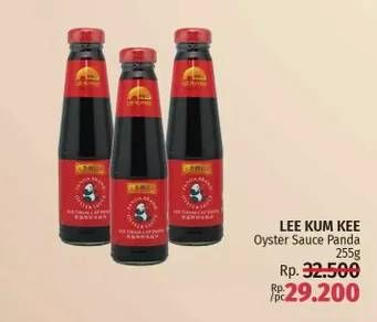 Promo Harga LEE KUM KEE Oyster Sauce Panda 255 gr - LotteMart