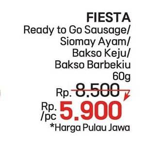 Promo Harga Fiesta Ready To Go Sausage/Siomay/Bakso  - LotteMart
