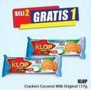 Promo Harga KLOP Crackers per 2 bungkus 117 gr - Hari Hari
