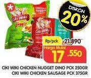 Promo Harga Chicken Nuget Dino 250gr / Chicken Sausage 375gr  - Superindo