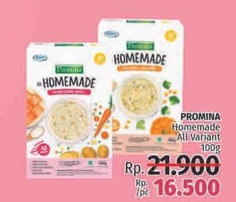 Promo Harga PROMINA Bubur Bayi Homemade All Variants 100 gr - LotteMart