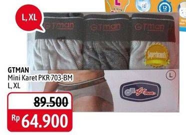 Promo Harga GT MAN Celana Dalam Pria PKR 703-BM  - Alfamidi