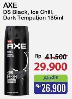 Promo Harga AXE Deo Spray Dark Temptation, Black, Ice Chill 135 ml - Alfamart